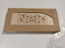 Obrázek k výrobku 49331 - Dřevěná stolička CUBS se JMÉNEM NELA .