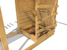 Obrázek k výrobku 54096 - DŘEVĚNÉ VÍKO na pískoviště pro hřiště Velký pirát Bill, William a Jolly .