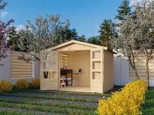 Obrázek k výrobku 53457 - dřevěný domek KARIBU AMBERG 3 (82972) natur