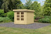 Obrázek k výrobku 53461 - dřevěný domek KARIBU ASKOLA 2 (73059) natur