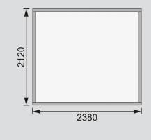 Obrázek k výrobku 53472 - dřevěný domek KARIBU ASKOLA 3 (82902) tm. šedý