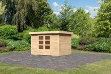 Obrázek k výrobku 53417 - dřevěný domek KARIBU ASKOLA 4 (73061) natur