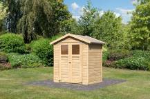 Obrázek k výrobku 21912 - dřevěný domek KARIBU DAHME 1 (42558) natur