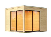 Obrázek k výrobku 94946 - dřevěný domek KARIBU DICE 3 (50551) natur LG4846