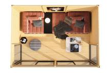 Obrázek k výrobku 94963 - dřevěný domek KARIBU DICE 5 (50557) natur LG4819