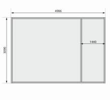 Obrázek k výrobku 53631 - dřevěný domek KARIBU LAGOR 2 (44984) natur