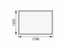 Obrázek k výrobku 53431 - dřevěný domek KARIBU MERSEBURG 2 (68150) natur