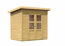 Obrázek k výrobku 21935 - dřevěný domek KARIBU MERSEBURG 3 (68152) natur