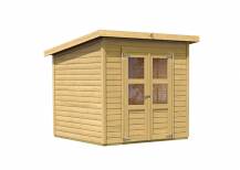 Obrázek k výrobku 53449 - dřevěný domek KARIBU MERSEBURG 4 (68154) natur