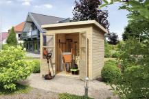 Obrázek k výrobku 53449 - dřevěný domek KARIBU MERSEBURG 4 (68154) natur