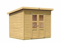 Obrázek k výrobku 53450 - dřevěný domek KARIBU MERSEBURG 5 (68156) natur