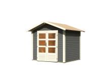 Obrázek k výrobku 53550 - dřevěný domek KARIBU TALKAU 3 (83334) tm. šedý