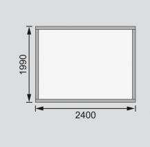 Obrázek k výrobku 53550 - dřevěný domek KARIBU TALKAU 3 (83334) tm. šedý