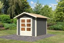 Obrázek k výrobku 53625 - dřevěný domek KARIBU TALKAU 4 (83337) tm. šedý