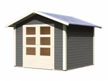 Obrázek k výrobku 53623 - dřevěný domek KARIBU TALKAU 6 (83339) tm. šedý