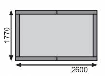 Obrázek k výrobku 79482 - dřevěný domek KARIBU VERKAUFSHAUS 1 (58489) natur LG3041