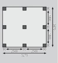 Obrázek k výrobku 54171 - dvojitý carport KARIBU ECO 1A 62035
