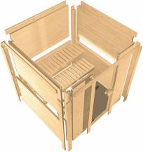 Obrázek k výrobku 71380 - finská sauna KARIBU BODIN (47829)