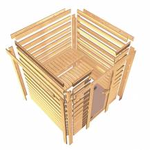 Obrázek k výrobku 71385 - finská sauna KARIBU ELEA (6170)