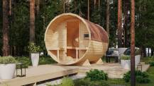 Obrázek k výrobku 54565 - finská sauna KARIBU FASSAUNA 2 (66851)