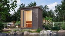 Obrázek k výrobku 88430 - finská sauna KARIBU HYTTI 1 (97703) terragrau LG4123