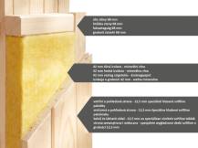 Obrázek k výrobku 54133 - Finská sauna KARIBU SIIRIN (71376)