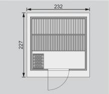 Obrázek k výrobku 54146 - Finská sauna KARIBU TORGE (86187) tm. šedá