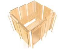 Obrázek k výrobku 91095 - finská sauna KARIBU TROMSO (6191) LG4263