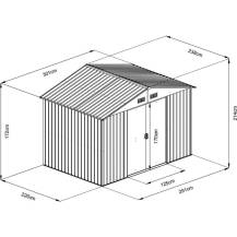 Obrázek k výrobku 94547 - FZDO 1007 Zahradní domek FIELDMANN