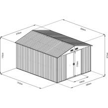 Obrázek k výrobku 94548 - FZDO 1009 Zahradní domek FIELDMANN