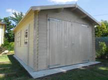 Obrázek k výrobku 39531 - Garáž EKO-LINE Tonda 15,9 m2  350 x 520 cm tl 34 mm