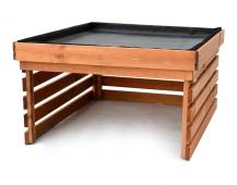 Obrázek k výrobku 91228 - GARÁŽ pro robotickou sekačku dřevěná