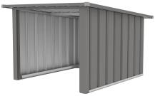 Obrázek k výrobku 91230 - GARÁŽ pro robotickou sekačku plechová