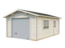Obrázek k výrobku 22949 - Garáž Roger 19 m2 - výsuvná vrata (380x570cm) tl. 44mm