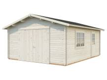 Obrázek k výrobku 34613 - Garáž Roger 23,9 m2 s křídlovými dveřmi (450x550cm) tl. 44mm