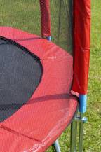 Obrázek k výrobku 71314 - GoodJump 4UPVC červená trampolína 305 cm s ochrannou sítí + žebřík