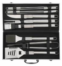 Obrázek k výrobku 76860 - Grilovací nářadí sada 11 ks ALU kufřík