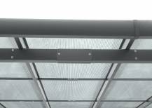 Obrázek k výrobku 88431 - hliníková pergola LANITPLAST ALU 53 antracit + bronz PC LG4121