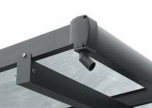 Obrázek k výrobku 88431 - hliníková pergola LANITPLAST ALU 53 antracit + bronz PC LG4121