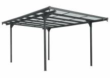 Obrázek k výrobku 88431 - hliníková pergola LANITPLAST ALU 53 antracit + bronz PC LG4121