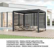 Obrázek k výrobku 92021 - hliníková pergola LANITPLAST BIOCLIMATIC 32 BASIC LG4288