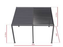 Obrázek k výrobku 62003 - hliníková pergola LANITPLAST BIOCLIMATIC 43