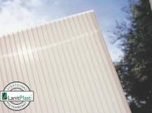 Obrázek k výrobku 62012 - hliníková pergola LANITPLAST WALL 33 bílá + opál PC