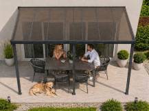 Obrázek k výrobku 62015 - hliníková pergola LANITPLAST WALL 43 antracit + bronz PC