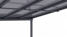Obrázek k výrobku 62021 - hliníková pergola LANITPLAST WALL 53 antracit + bronz PC