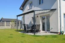 Obrázek k výrobku 62022 - hliníková pergola LANITPLAST WALL 53 antracit + čirý PC