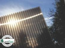 Obrázek k výrobku 62024 - hliníková pergola LANITPLAST WALL 53 bílá + bronz PC