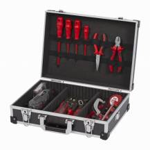 Obrázek k výrobku 15772 - Hliníkový kufr 420x300x125mm černý