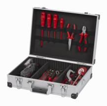 Obrázek k výrobku 15773 - Hliníkový kufr 420x300x125mm stříbrný