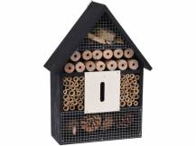 Obrázek k výrobku 80694 - Hotel hmyzí 30 x 22 x 9 cm, dřevěný, černý